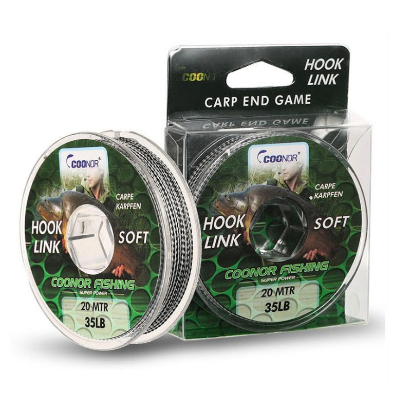 

20 m Lead Core Fishing Line 15 Lbs 20Lbs 35Lbs Carp Rig Hook Link Making Sinking Braided wire Fishing Accessories 2020