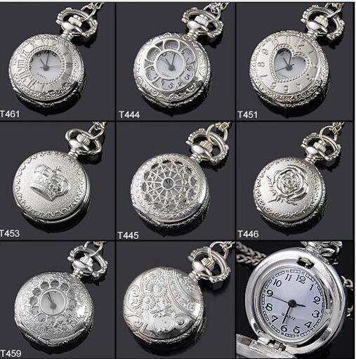 

Retro Small Size Mix model Pocket Watch/Watch Necklace Fashion Jewelry Pendant Watch Necklace gift, As described