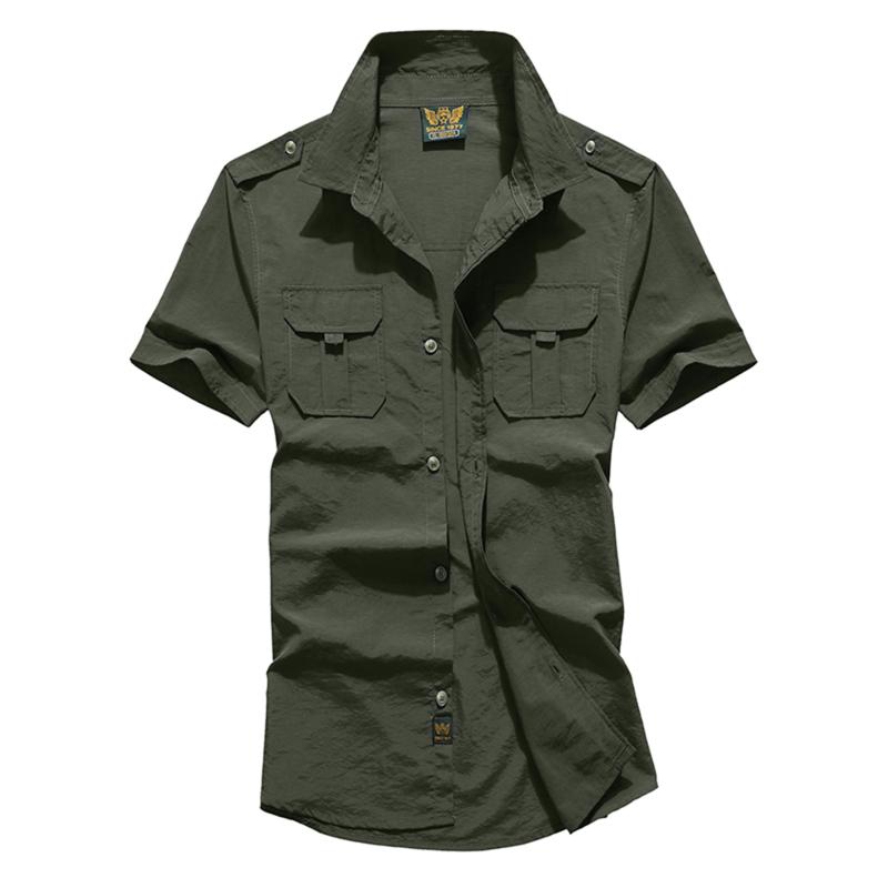 

Agent Men's Outdoor Quick-Drying Shirt Male Uniform Short Sleeves Thin Waterproof Tactical Shirt Casual Tracksuit, 10