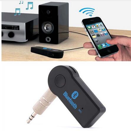 

Universal 3.5mm Bluetooth Car Kit A2DP Wireless FM Transmitter AUX Audio Music Receiver Adapter Handsfree with Mic For Phone MP3 Retail Box