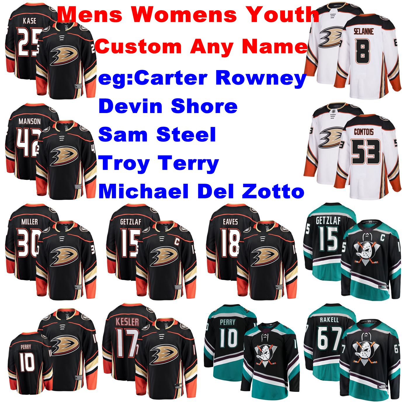 youth ducks jersey