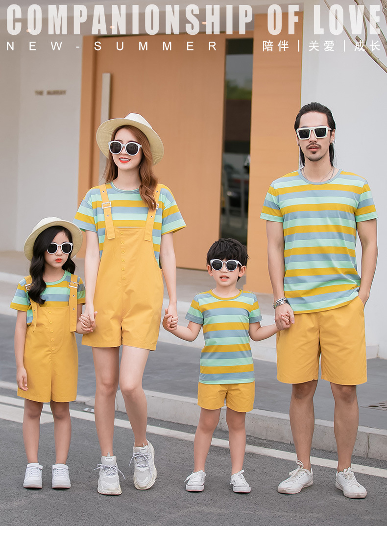mom and son matching summer outfits