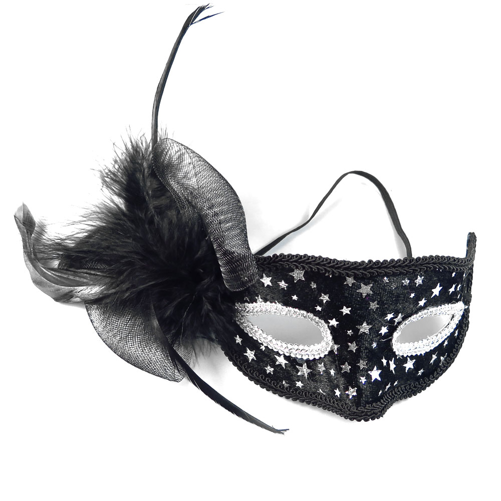 

18pcs party mask silver star feather decoration bachelorette birthday hen bride to be new year halloween event party supplies