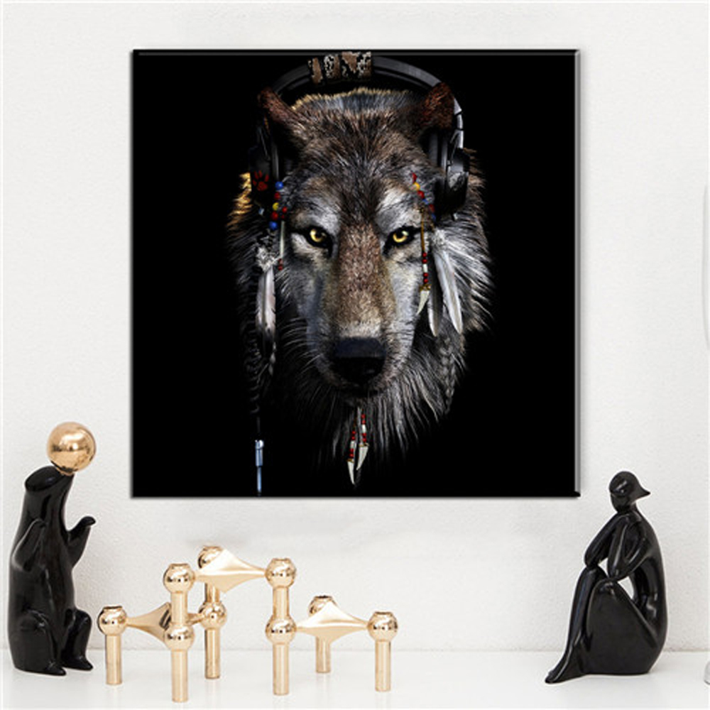 

Black White Oil Painting On Canvas Modern Wall Art Decor Lion Animal Canvas Pictures Oil Painting For Livingroom Bedroom Wall Decor 191006