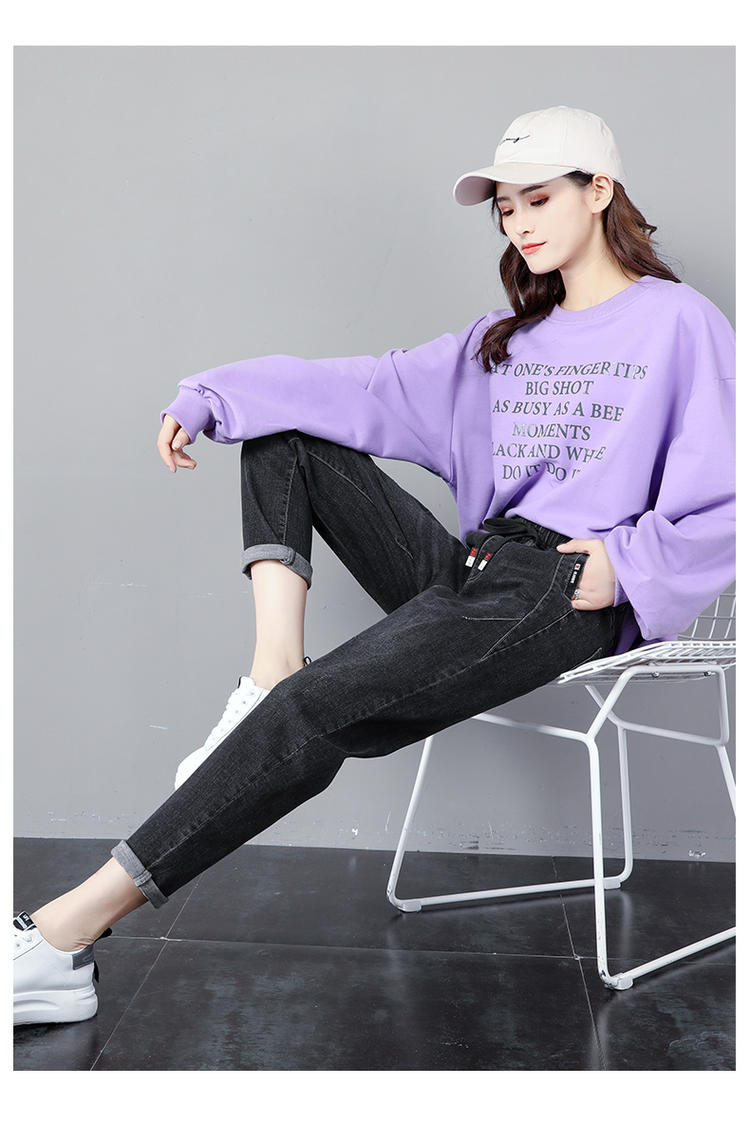 

Black Qiu Dong Han Edition"Torre Harlan Radish Nine Minutes Of Pants