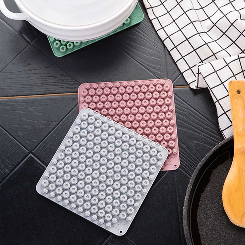 Poisson 2pcs Double Isolation Thermique 100/% coton sets de table de cuisine table de salle à manger Tapis