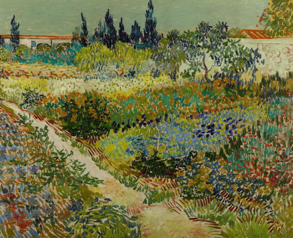 

Vincent Van Gogh Garden At Arles Giclee Art Wall Art Home Decor Handcrafts /HD Print Oil painting On canvas Wall Art Canvas Pictures 190917