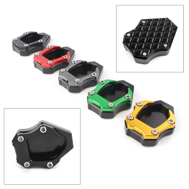 

Motorcycle Side Stand Kickstand Plate Foot Extension Pad For NINJA 400 2020 2020 & VERSYS 650 2010-2020 & KLX 2009-2020