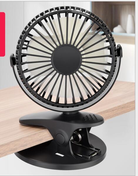 

USB rechargeable fan mini student dormitory with baby baby stroller bed clip small fan desktop