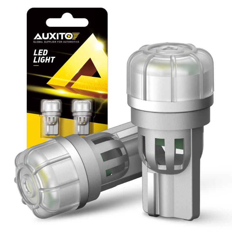 

2Pcs AUXITO NEW T10 LED W5W LED Lamp 5630 SMD 168 194 2825 Bulb for Car Interior Lighting Dome Trunk Reading Light White Red, As pic