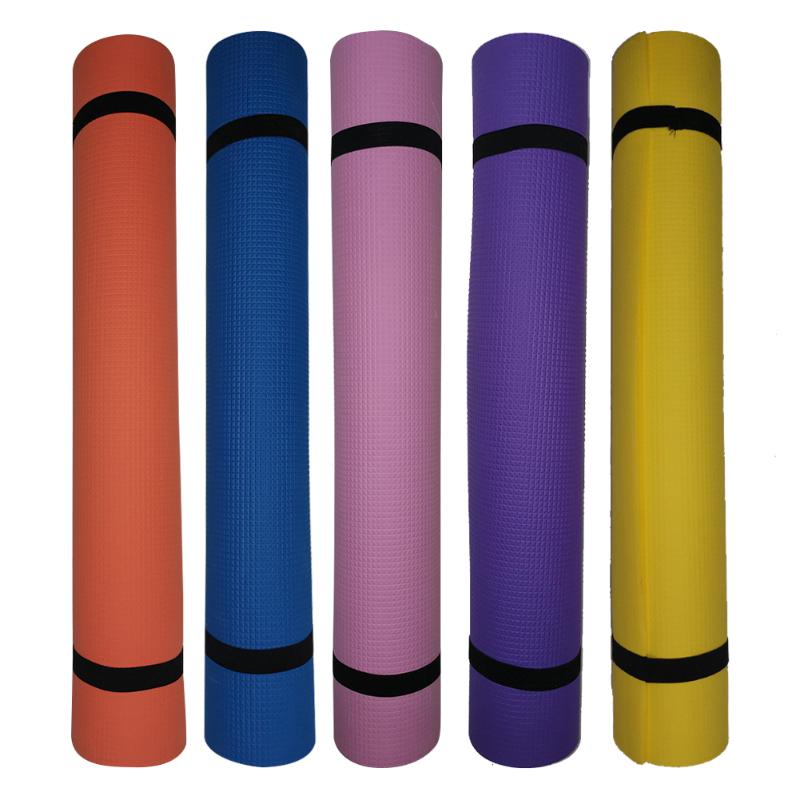 

1830*610*6mm EVA Yoga Mat Anti-Slip Blanket Carpet Pilates Gym Sports Exercise Pads Environmental Fitness Gymnastics Mats, Yellow