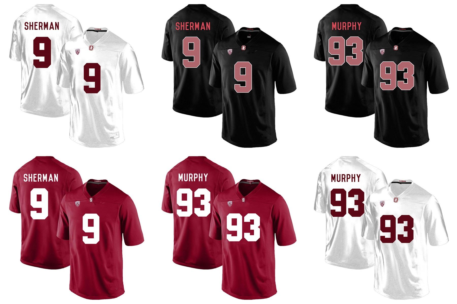 red and white football jersey