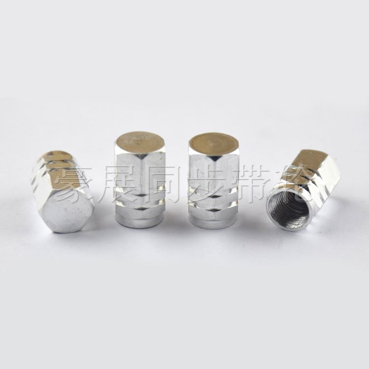 

Colorful Car Tire Aluminium Alloy Hexagonal Valve Cap Car Symphony Aluminium Alloy Dust Caps Ten-Color