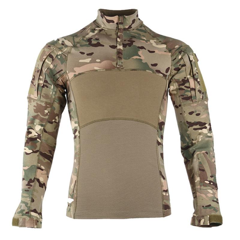 

Men 2020 News Combat Shirts Proven Tactical Clothing Uniform CP Camouflage Army Suit Breathable Work Clothes, Color 3
