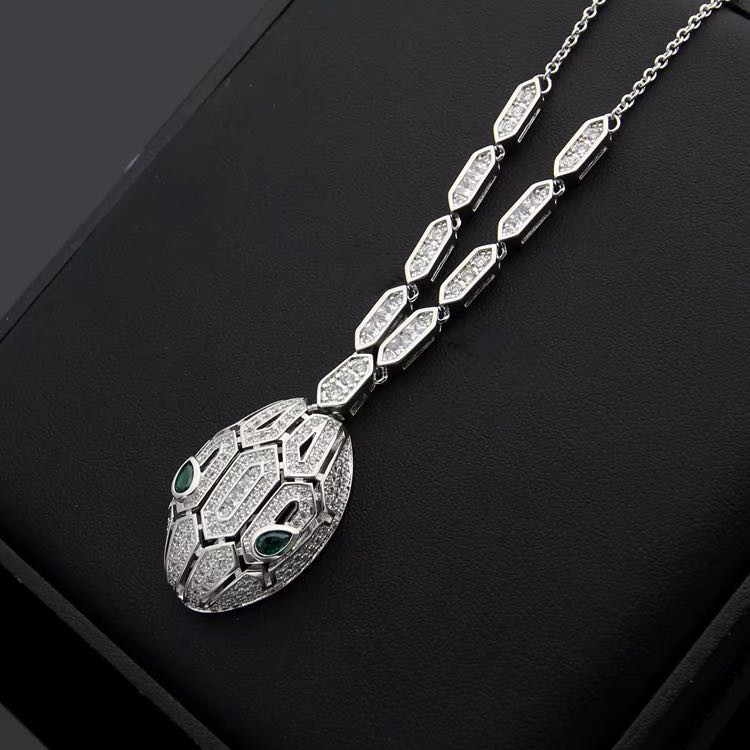 

luxury necklace designer jewelry fashion diamond necklace women necklace snake necklaces iced out cuban link chains, Silver