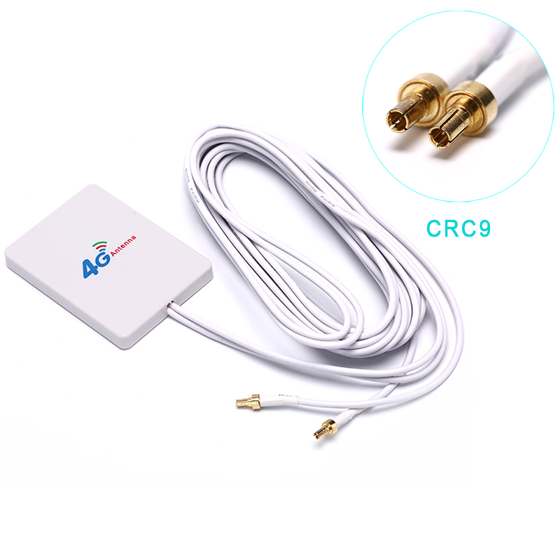 

Cable 4G LTE Antenna External Antennas for Router Modem Aerial CRC9 Bundle 2M