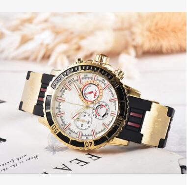 

Orologio All Subdials Work leiseure Mens Stainless Steel Quartz Wristwatches Stopwatch watch Watch Top relogies for men relojes Best Gift, 01