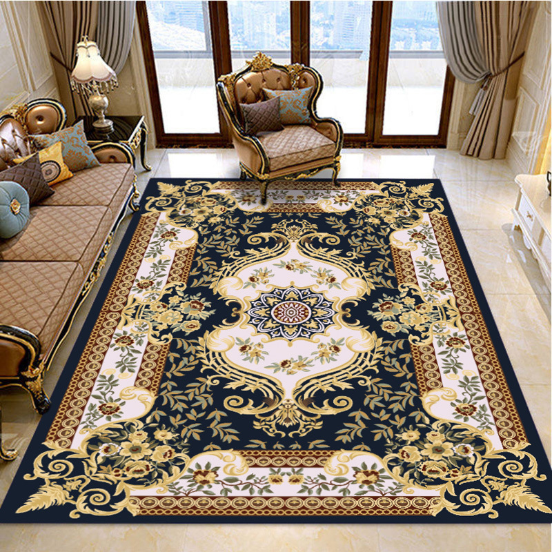 

Europe Persian Carpets For Living Room Flower Persian Rugs Home Bedroom Flower Coffee Table Rug Study Room Floor Mat, Yros-4