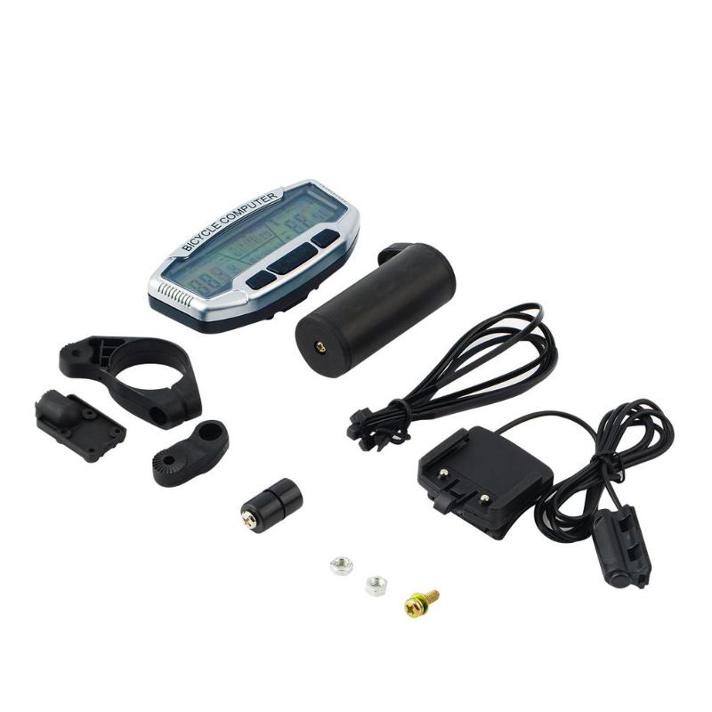 

ABS Wired LCD Display Bicycle Bike Cycling Computer Odometer Speedometer Stopwatch Velometer SD-558A car