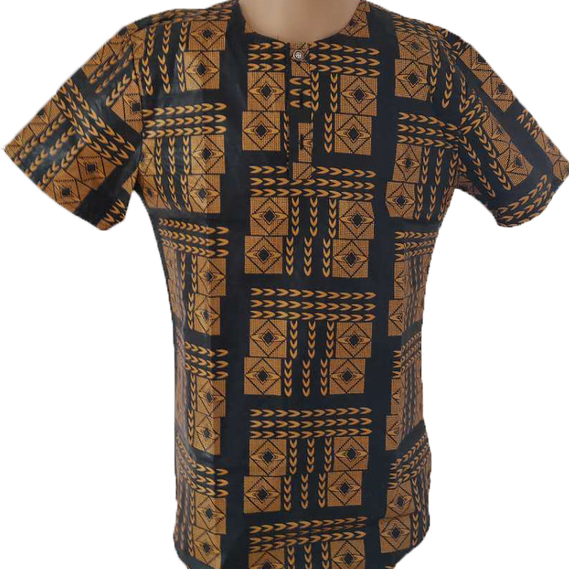 

MD 2019 african clothes for men plus size african print t shirt men short sleeve cotton men's tops fashion t shirts