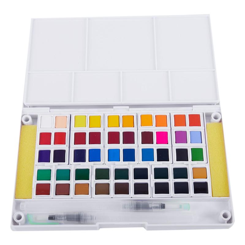 

Superior Pigment Solid Watercolor Paints Set Colored Pencils For Drawing Paint Watercolors Art Supplies
