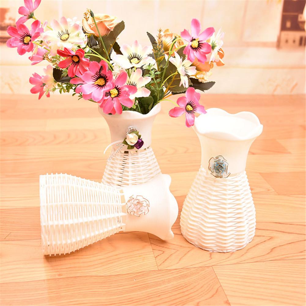 New Home Decor Nice Rattan Vase Basket Flowers Meters Orchid Artificial