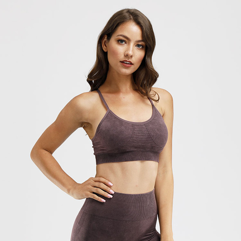 

Sport Bras for Women Gym Seamless Fitness Crop Top Running Breathable Wear Push Up Yoga Bra Top Deportivo Mujer, Black