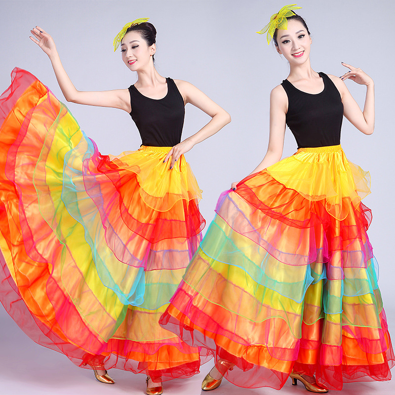 

2020 Spain Bull Dance Skirt Belly Dance Skirt Opening Performance Costume belly costume, Uii