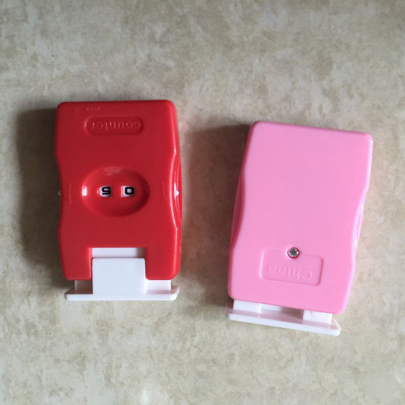 

1pcs Woven Register Red/Pink ABS Sweater Needle Knitting Tool Counter DIY Handmade Manual Button knit register