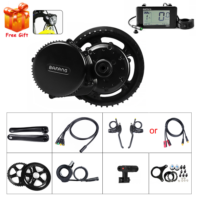 

Bafang 48V 750W Mid Drive Motor ebike Conversion Kit BBS02B Brushless Geared Motor Kit Electric Bike E-bike Engine Kits