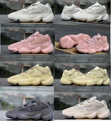

500 Desert Rat Runner 2019 New Kanye West Mauve Wave Mens Women Athletic Best Quality 500s Sports Running Sneakers Designer Shoes