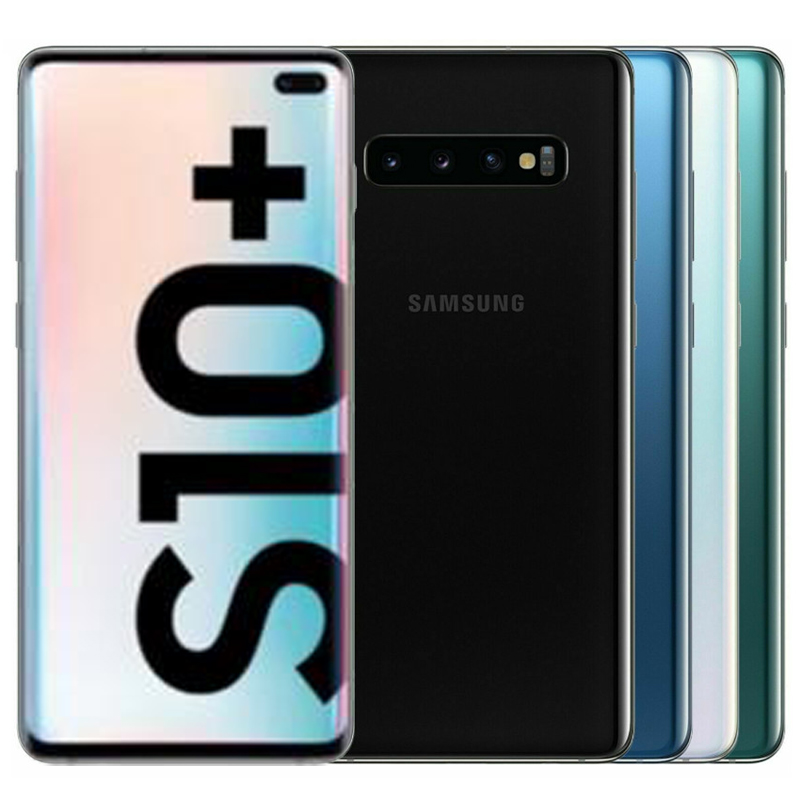

Refurbished Original Samsung Galaxy S10+ S10 Plus G975F G975U 6.4 inch Octa Core 8GB RAM 128GB ROM 16MP 4G LTE Android Smart Phone DHL 1pcs, Prism black