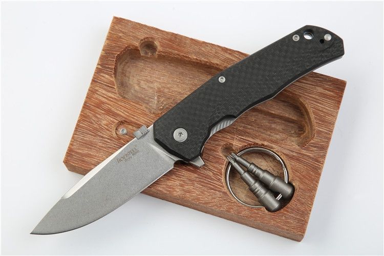 

lionsteel lion steel molletta D2 TC4 carbon fiber Tactical Hunting Knife Multi Tools Pocket Survival Fixed Knives gift knife 1pcs Adru