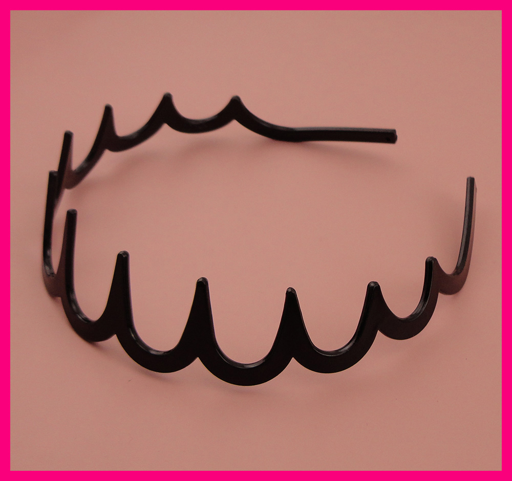 10PCS Black big teeth Hair Headbands hair jewelry,jumbo plastic comb hairbands,women hair accessories-image-473529417