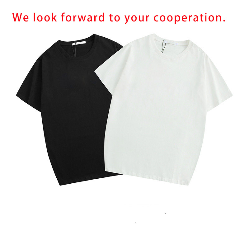 New Arrival Men's Designer T-shirts Short Sleeve Cotton Blend for Summer Brand Fashion T-shirt with Letter Embroidery Size S-2XL-image-488968163