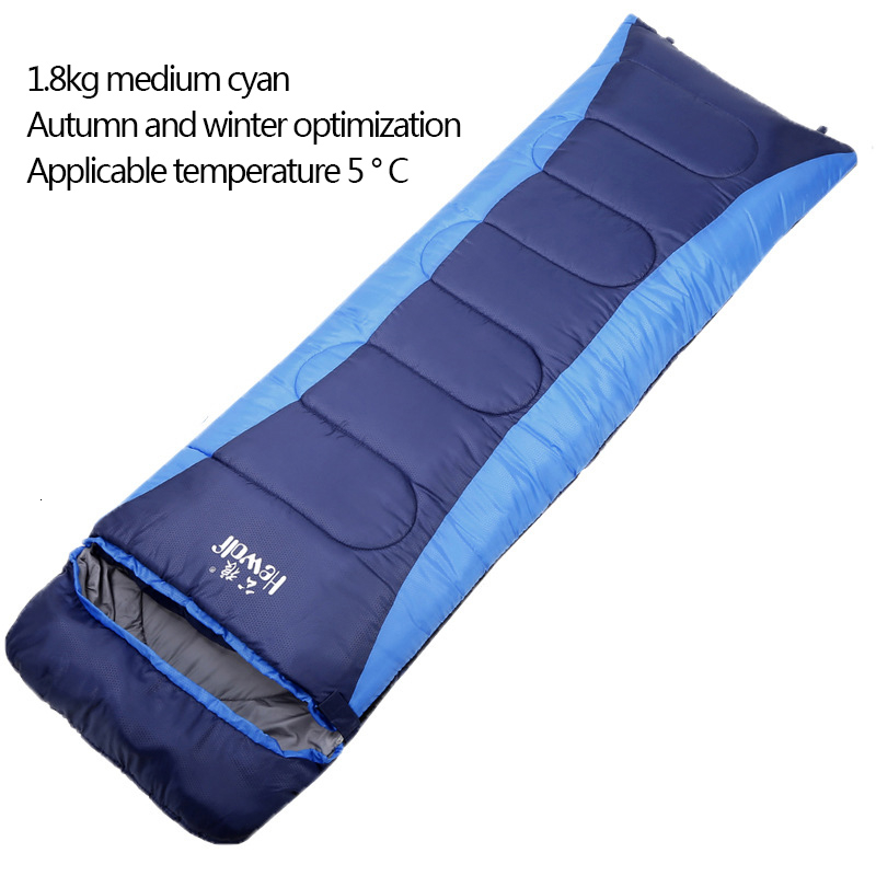 

Outdoor Envelope Sleeping Bag Spring And Autumn Adult Camping Cotton Lunch Break Warm Waterproof Outdoor Camping Sleeping Bag