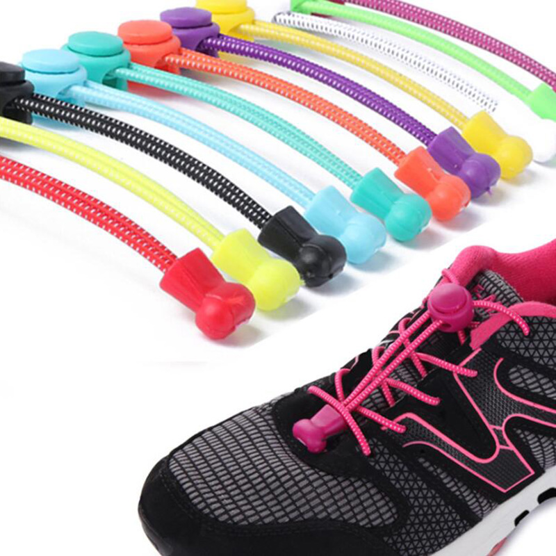3Sets No Tie Elastic Tieless Shoe Laces Shoelaces Trainers Shoes Adult /& Kid New