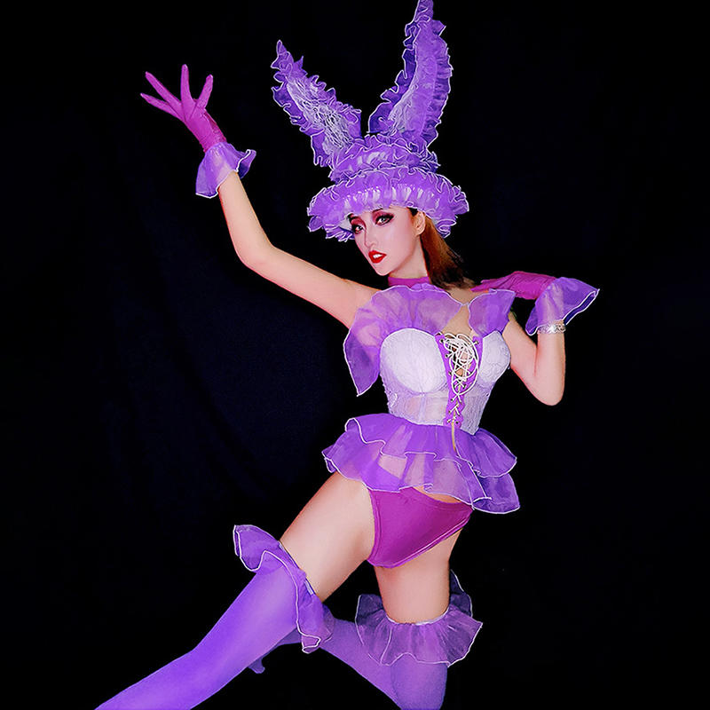 

Bar ds costumes nightclub collar dance clothes sexy dj fashion suit stage outfit stage costumes for singers performance costume, Only clothes