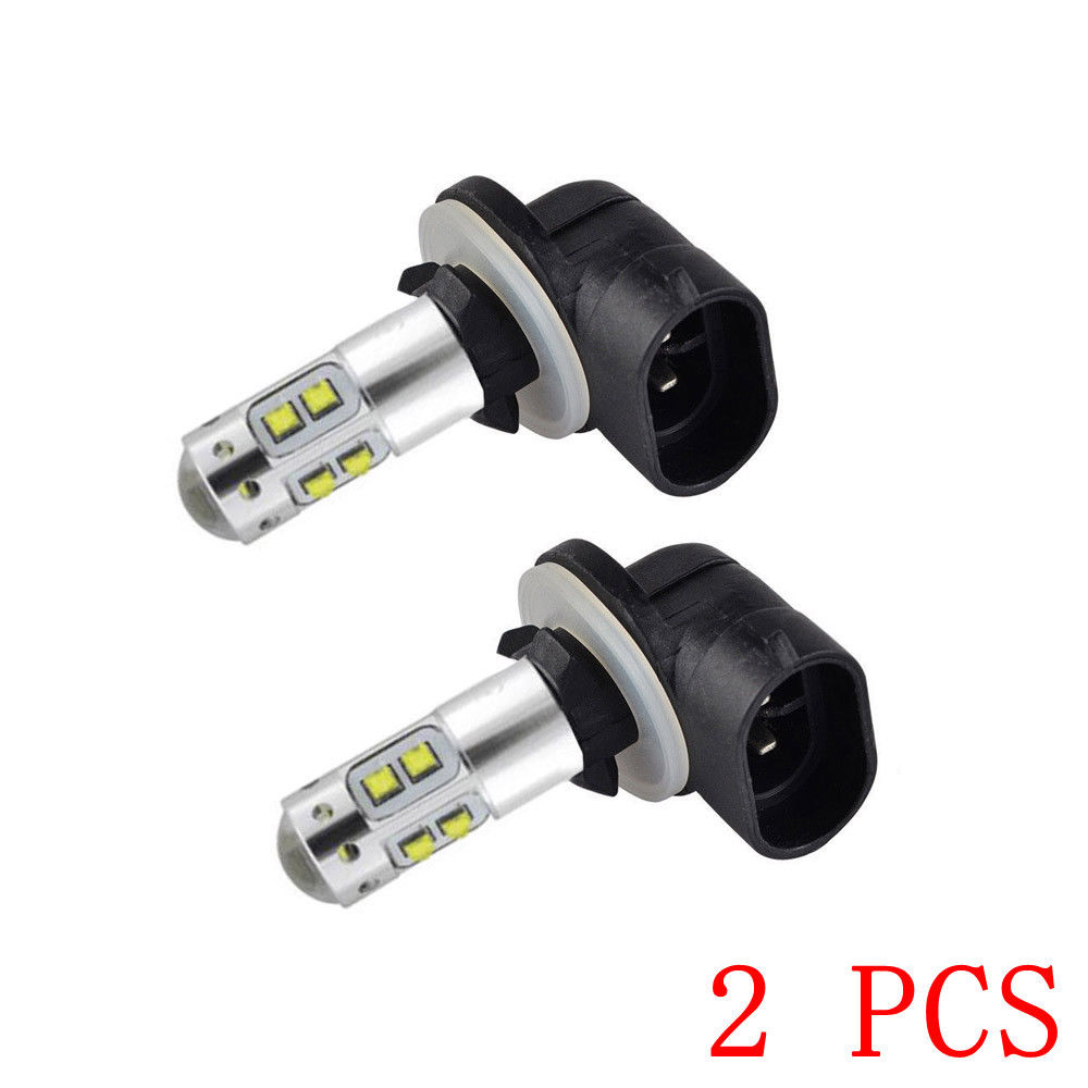 H7 60W 1200 LM 6000K DC 12V GR Phares antibrouillard de voiture avec 12 lampes CREE XB-D LED 2 PCS