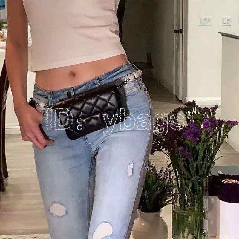 

Newest Style Famous Brand Most Popular Designer Womens Luxury Designer Bag Handbags Waist Bags, Black