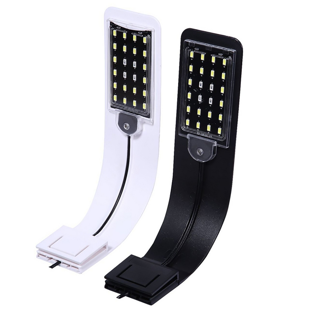 

Upgraded Fish Tank Aquarium Clip Light Ultra-thin Water Grass Lighting Blue Light LED Accessories Aquarium Lights EU Plug