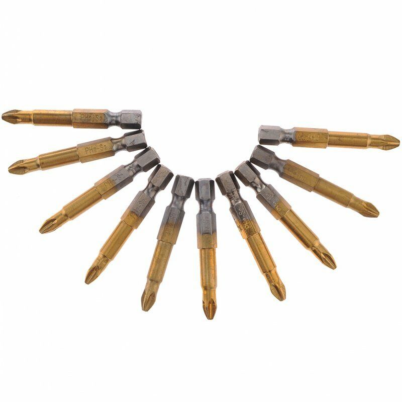 

Adapter Screwdriver Bits Tip Power tool Parts Supply 1/4 Hex Shank PH2