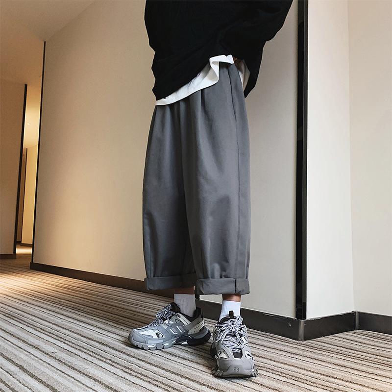 

Men Japanese Streetwear Harem Pants Men 2020 Overalls Mens Loose Hip Hop Straigt Sweatpants Male Vintage Grey Joggers, Armygreen