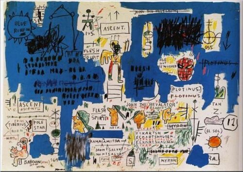 

Jean Michel Basquiat Ascent Abstract Graffiti Oil Painting On Canvas Wall Art Home Decor Handcrafts /HD Print 191016