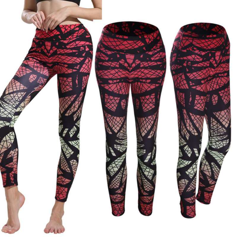 

Women' Sports Yoga Pants Star Leggings Tights Digital Printing Fitness Workout Leggings High Waist yoga Pants, As pic