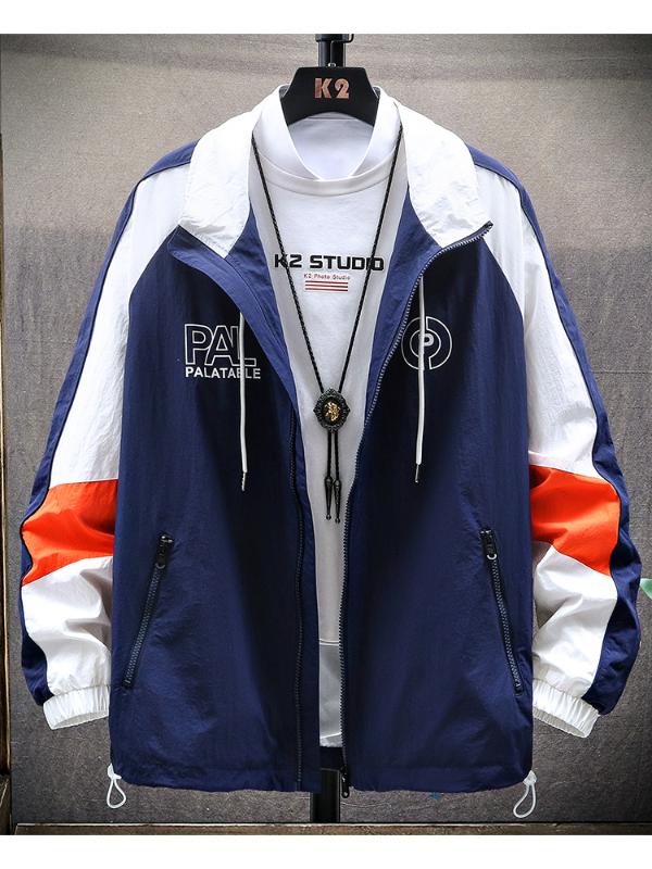 

Bomber Men's Jacket Clothing Plus Size Hooded Youth Thin Windbreaker Men Student Jacket Clothes Fashion Coats Streetwear EE9JK