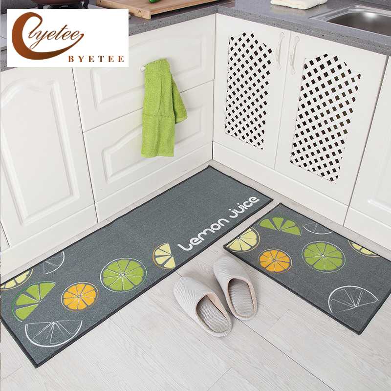 

byetee] Rugs For Kitchen Floor Door Mats Outdoor Mat Carpet Bathroom Waterproof Foot Cushion Home Mat Tapete Doormat Rug, 40x60cm