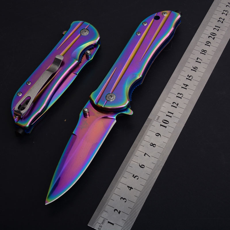 

Benchmade DA95 tactical self defense folding blde edc Pocket knife camping knife hunting knives xmas gift