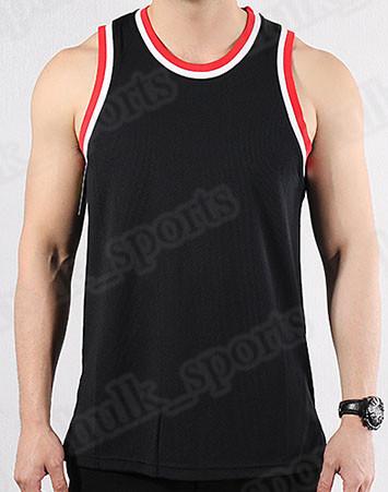 

959275 Summer sleeveless sports and fitness vests men loose T shirt cotton running vest trend clothing bottom outsidse wear comfortable 50, Daguanlan