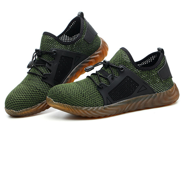 Chaussures de sécurité de travail avec embout en acier 2019 livraison directe femmes hommes bottes Indestructible Air léger résistant chaussures